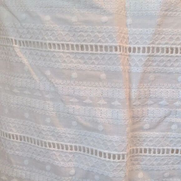 Chelsea28 Small White Criss Cross Mini Summer Dress - Picture 6 of 15